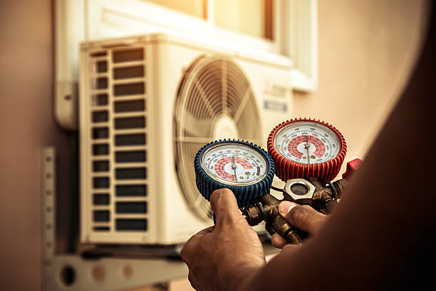 Professional Hvac Installation technician working in Liberty, IN